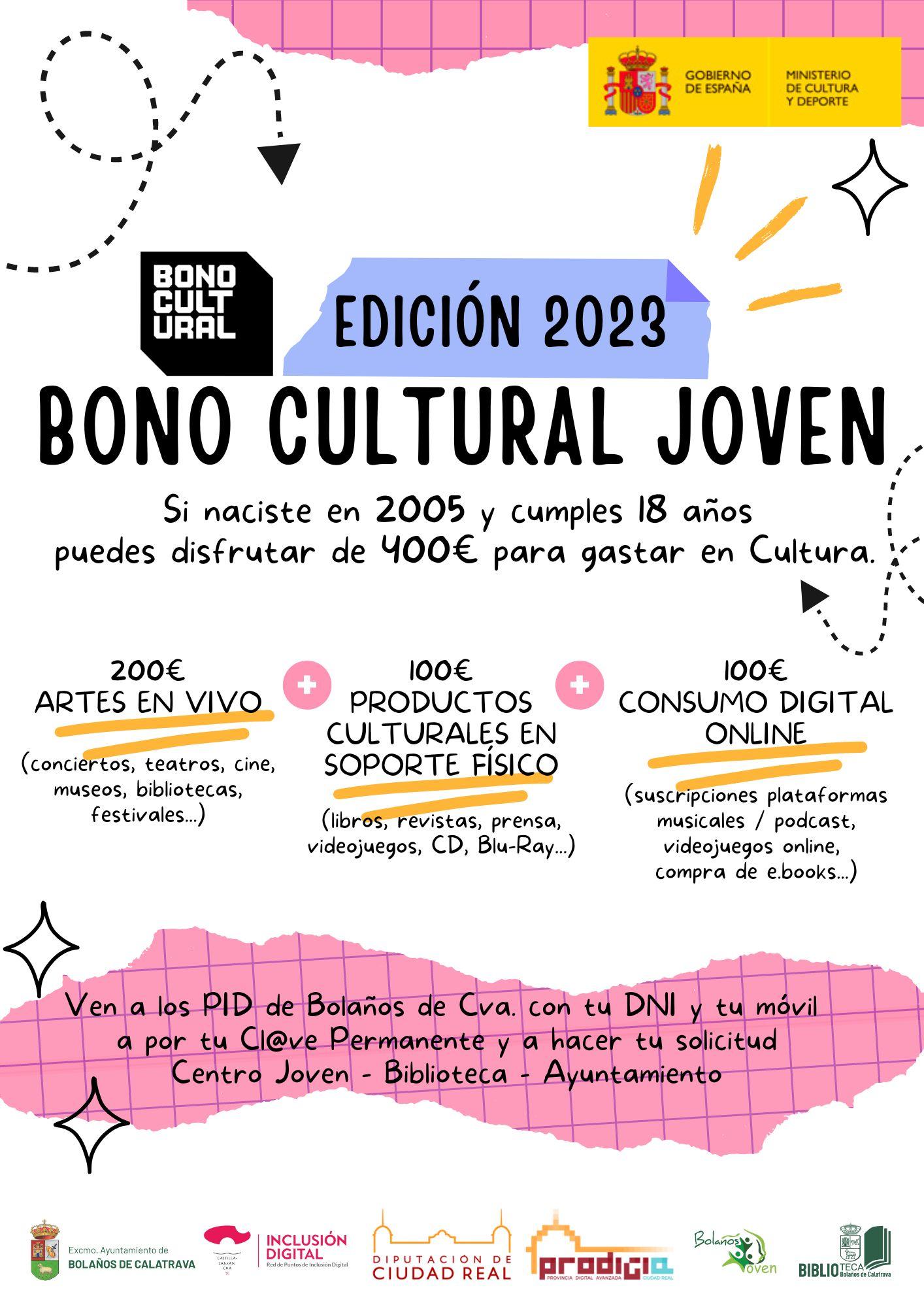 Bolaños de Cva - Bono Cultural Joven 2023